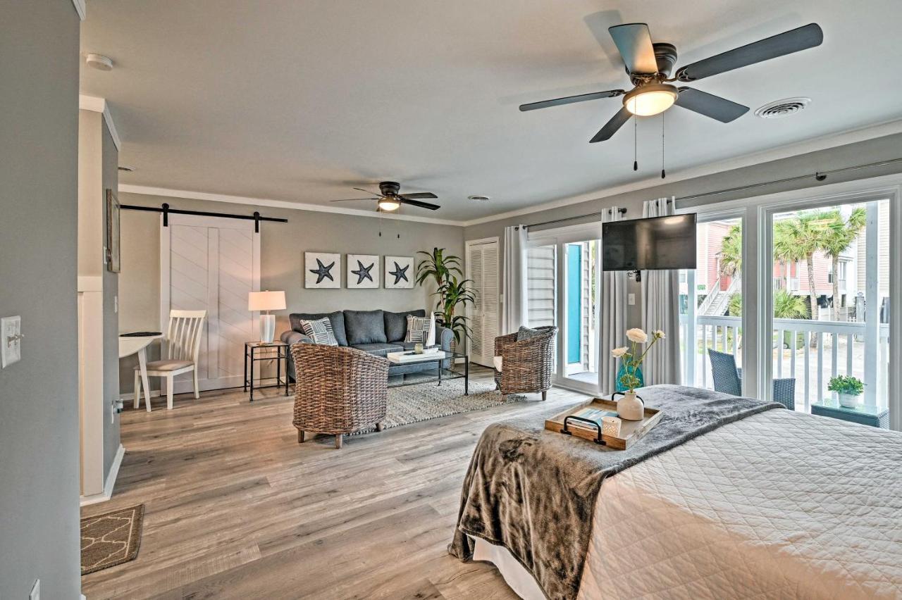Surfside Beach Couples Retreat With Balcony! 미를 비치 외부 사진